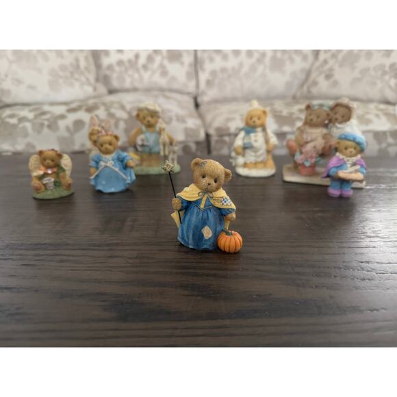 Lot of 8 Collectible Cherished Teddies Bear Figurines - Picture 2 of 10